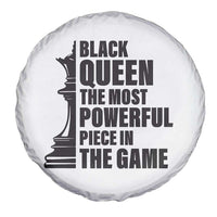 Chess Lover Spare Tire Cover Black Queen The Most Powerful Piece In The Game Checkmate
