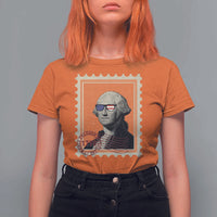 Funny 4th Of July T Shirt For Women It's Only Treason If You Lose American Flag - Wonder Print Shop