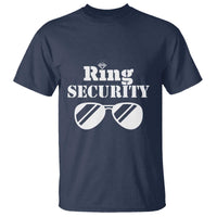 Funny Ring Security T Shirt Wedding Bearer Boy Vintage Sunglasses - Wonder Print Shop