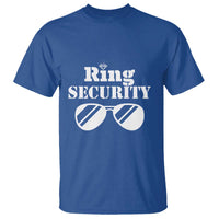 Funny Ring Security T Shirt Wedding Bearer Boy Vintage Sunglasses - Wonder Print Shop