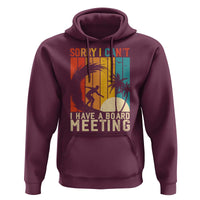 Funny Surfing Lover Hoodie Sorry I Cant I Have A Board Meeting Surfer - Wonder Print Shop