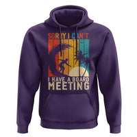 Funny Surfing Lover Hoodie Sorry I Cant I Have A Board Meeting Surfer - Wonder Print Shop