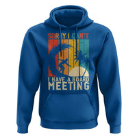 Funny Surfing Lover Hoodie Sorry I Cant I Have A Board Meeting Surfer - Wonder Print Shop