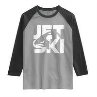 Jet Ski Rider Raglan Shirt Water Sports Watercraft Skiing Jetski - Wonder Print Shop