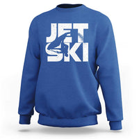 Jet Ski Rider Sweatshirt Water Sports Watercraft Skiing Jetski - Wonder Print Shop