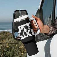 Jet Ski Rider Tumbler With Handle Water Sports Watercraft Skiing Jetski - Wonder Print Shop