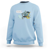 Funny I Am Not A Robot Sweatshirt Captcha Bot Login Programmer Computer - Wonder Print Shop