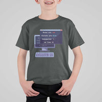 Funny Programmer T Shirt For Kid Roses Are Red Violets Are Blue Unexpected On Line 32 - Wonder Print Shop
