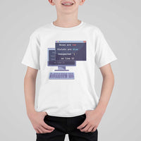 Funny Programmer T Shirt For Kid Roses Are Red Violets Are Blue Unexpected On Line 32 - Wonder Print Shop
