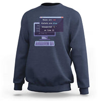 Funny Programmer Sweatshirt Roses Are Red Violets Are Blue Unexpected On Line 32 - Wonder Print Shop