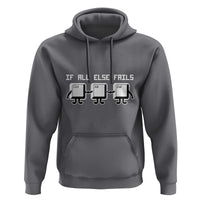 Funny Developer Hoodie If All Else Fails Ctrl Alt Del Keyboard Computer - Wonder Print Shop