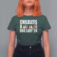 Childless Dog Lady 24 T Shirt For Women Harris For President Puppy - Wonder Print Shop