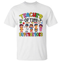 Kindergarten Preschool Teacher T Shirt Teacher of Tiny Superheroes Back To School - Wonder Print Shop