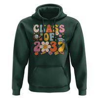 Class Of 2037 Hoodie Back To School Retro Groove Flower Pencil Apple - Wonder Print Shop