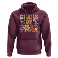 Class Of 2037 Hoodie Back To School Retro Groove Flower Pencil Apple - Wonder Print Shop