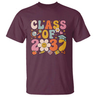 Class Of 2037 T Shirt Back To School Retro Groove Flower Pencil Apple - Wonder Print Shop