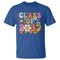 Class Of 2037 T Shirt Back To School Retro Groove Flower Pencil Apple - Wonder Print Shop