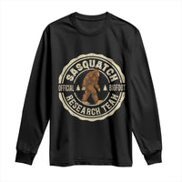 Funny Bigfoot Research Team Long Sleeve Shirt Retro Official Sasquatch Forest Stroll - Wonder Print Shop