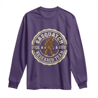 Funny Bigfoot Research Team Long Sleeve Shirt Retro Official Sasquatch Forest Stroll - Wonder Print Shop