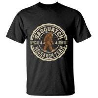 Funny Bigfoot Research Team T Shirt Retro Official Sasquatch Forest Stroll - Wonder Print Shop
