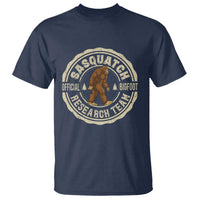 Funny Bigfoot Research Team T Shirt Retro Official Sasquatch Forest Stroll - Wonder Print Shop