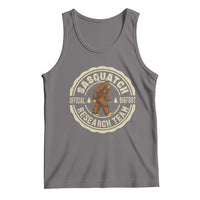 Funny Bigfoot Research Team Tank Top Retro Official Sasquatch Forest Stroll - Wonder Print Shop