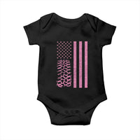 Off Road Car Wheel Vintage Pink American Flag Baby Onesie - Wonder Print Shop