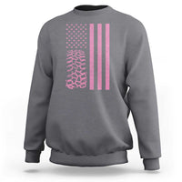 Off Road Car Wheel Vintage Pink American Flag Sweatshirt - Wonder Print Shop