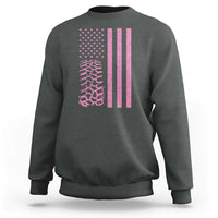 Off Road Car Wheel Vintage Pink American Flag Sweatshirt - Wonder Print Shop