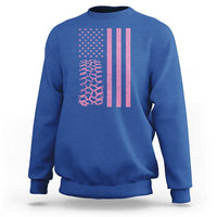 Off Road Car Wheel Vintage Pink American Flag Sweatshirt - Wonder Print Shop