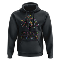 Happy Dot Day Hoodie Each Dot Matters Colorful Dots Tree - Wonder Print Shop