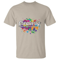 Happy Dot Day T Shirt Creativity Starts With A Dot Colorful Dots Watercolor - Wonder Print Shop