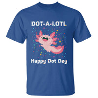 Happy Dot Day T Shirt Dot A Lotl Cute Axolotl Colorful Dot - Wonder Print Shop