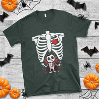 Pregnancy Announcement T Shirt Halloween Vampire Skeleton Monster Baby Pregnant Candy - Wonder Print Shop