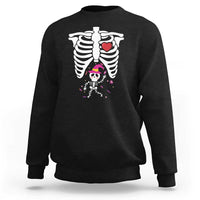 Pregnancy Announcement Sweatshirt Halloween Witch Skeleton Monster Baby Pregnant Candy - Wonder Print Shop