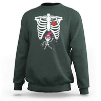 Pregnancy Announcement Sweatshirt Halloween Witch Skeleton Monster Baby Pregnant Candy - Wonder Print Shop