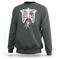 Pregnancy Announcement Sweatshirt Halloween Witch Skeleton Monster Baby Pregnant Candy - Wonder Print Shop