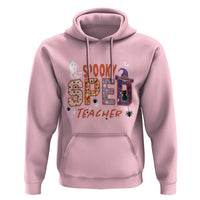 Spooky SPED Teacher Hoodie Special Education Teacher Halloween Witch Hat Cat Ghost - Wonder Print Shop