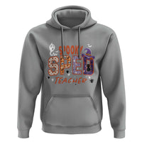 Spooky SPED Teacher Hoodie Special Education Teacher Halloween Witch Hat Cat Ghost - Wonder Print Shop