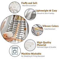 Funny Teacher Halloween Tour Throw Blanket Spooky Teacher Activities Pumpkin Witch Hat Bat - Wonder Print Shop