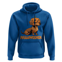 Funny Halloween Dachshund Hoodie Halloweener Pumpkin Wiener Dog - Wonder Print Shop