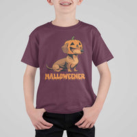 Funny Halloween Dachshund T Shirt For Kid Halloweener Pumpkin Wiener Dog - Wonder Print Shop