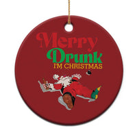Funny Xmas Beers Christmas Ornament Merry Drunk I'm Christmas Santa - Wonder Print Shop
