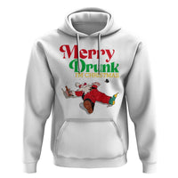 Funny Christmas Beers Hoodie Merry Drunk I'm Christmas Santa