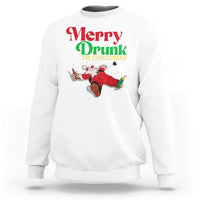 Funny Christmas Beers Sweatshirt Merry Drunk I'm Christmas Santa - Wonder Print Shop