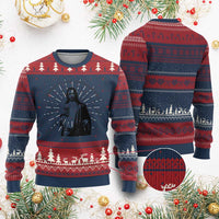 Funny Cheers To The Birthday Boy Ugly Christmas Sweater Xmas Christian Faith - Wonder Print Shop