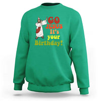 Funny Christian Christmas Sweatshirt Go Jesus It's Your Birthday - Wonder Print Shop