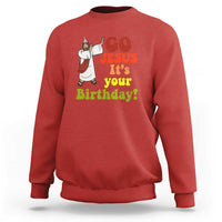 Funny Christian Christmas Sweatshirt Go Jesus It's Your Birthday - Wonder Print Shop