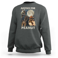 Justice For Peanut The Squirrel 2024 Moon Sweatshirt - Wonder Print Shop