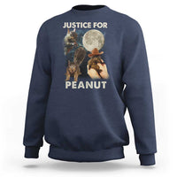 Justice For Peanut The Squirrel 2024 Moon Sweatshirt - Wonder Print Shop